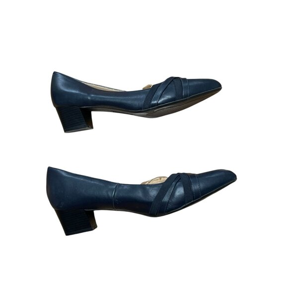 Cloudwalkers Womens Olivia Black Low Heel Pumps 12W - Picture 8 of 12